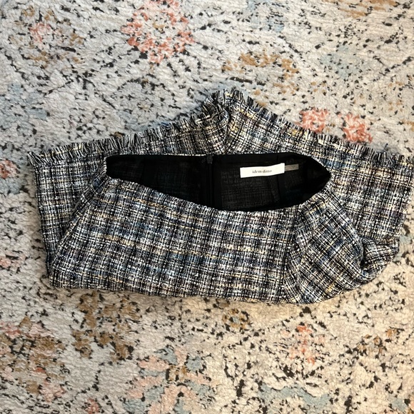 Idem Ditto Multicolor Plaid Tweed Wrap Skort Size Small - Picture 4 of 5